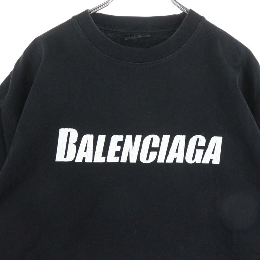 BALENCIAGA（バレンシアガ） ロゴプリント オーバーサイズ クルー
