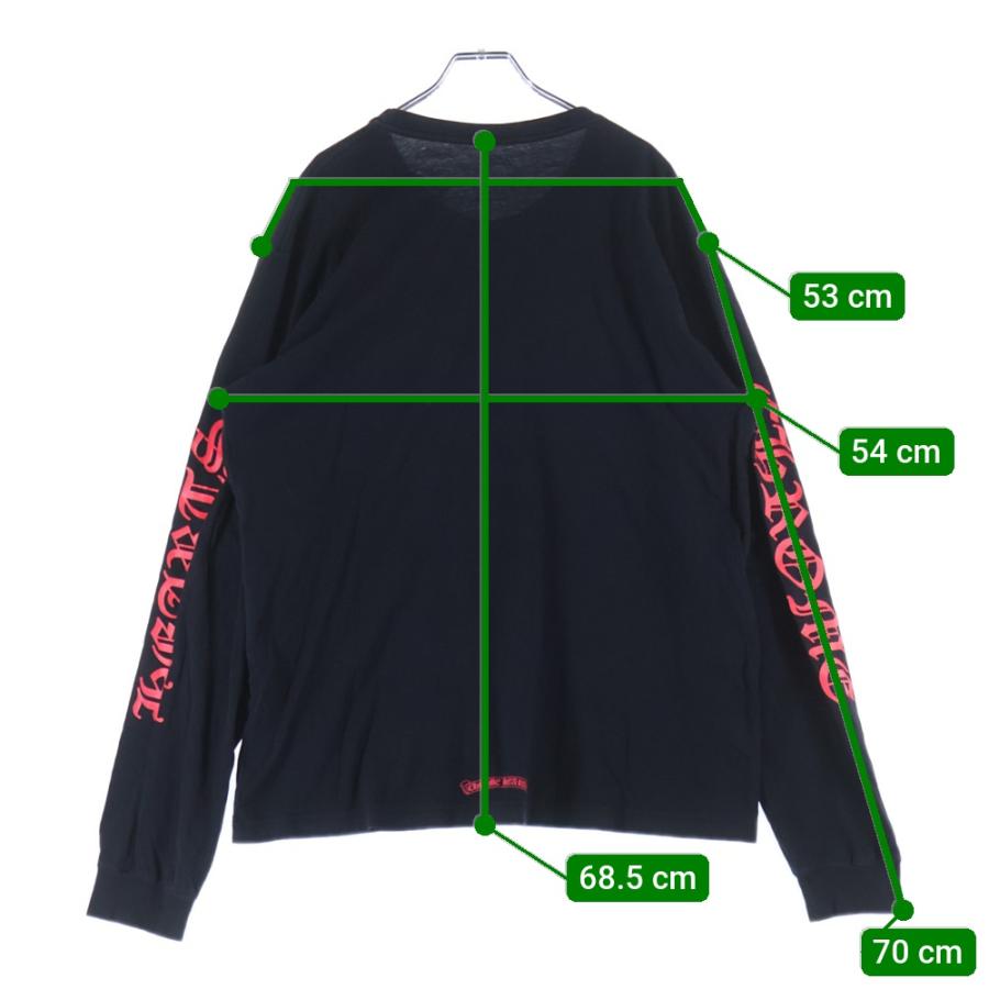 CHROME HEARTS（クロムハーツ） CH L S 1 ネックロゴプリント長袖