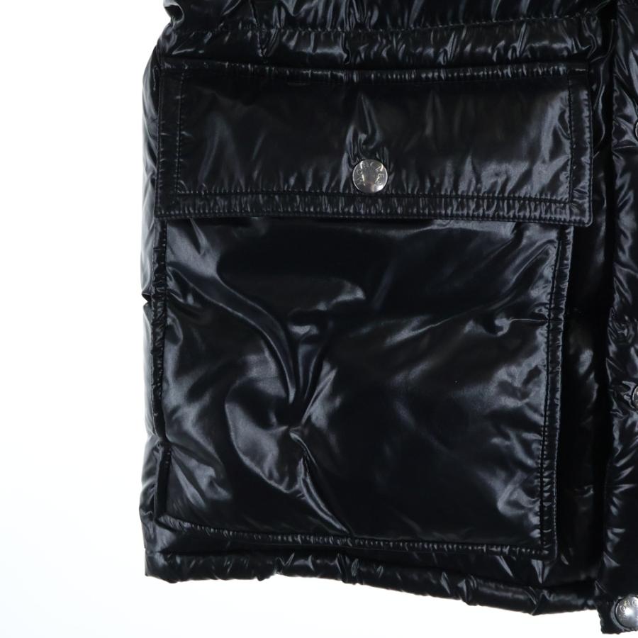MONCLER モンクレール 18AW FREY GIUBBOTTO フレイ ダブルジップアップダウンジャケット ブラック D20914182325 MONCLER（モンクレール） 18AW FREY GIUBBOTTO ファーフーデッド