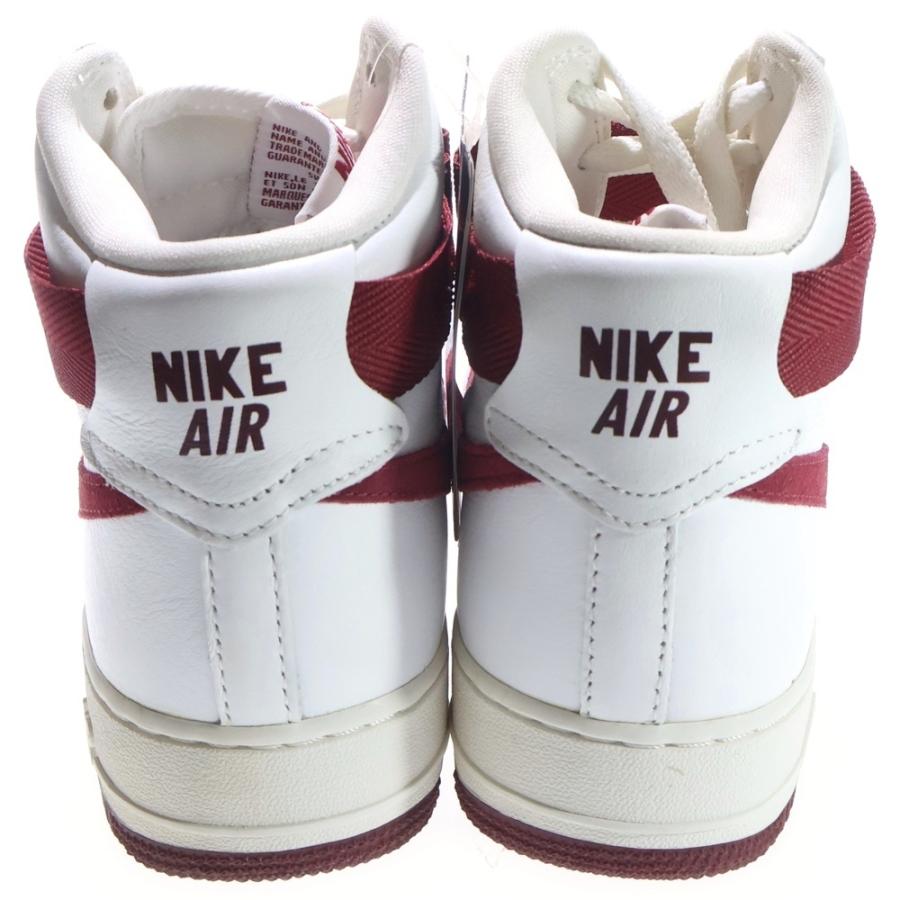 Nike Air Force 1 ハイカットシューズ ホワイト/レッド NIKE（ナイキ） 【観賞用 2015年製】 AIR FORCE 1 HI RETRO QS エア