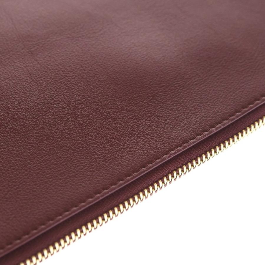 LOEWE（ロエベ） OBLONG POUCH PLAI CRIMSON オブロング ポーチ プライ