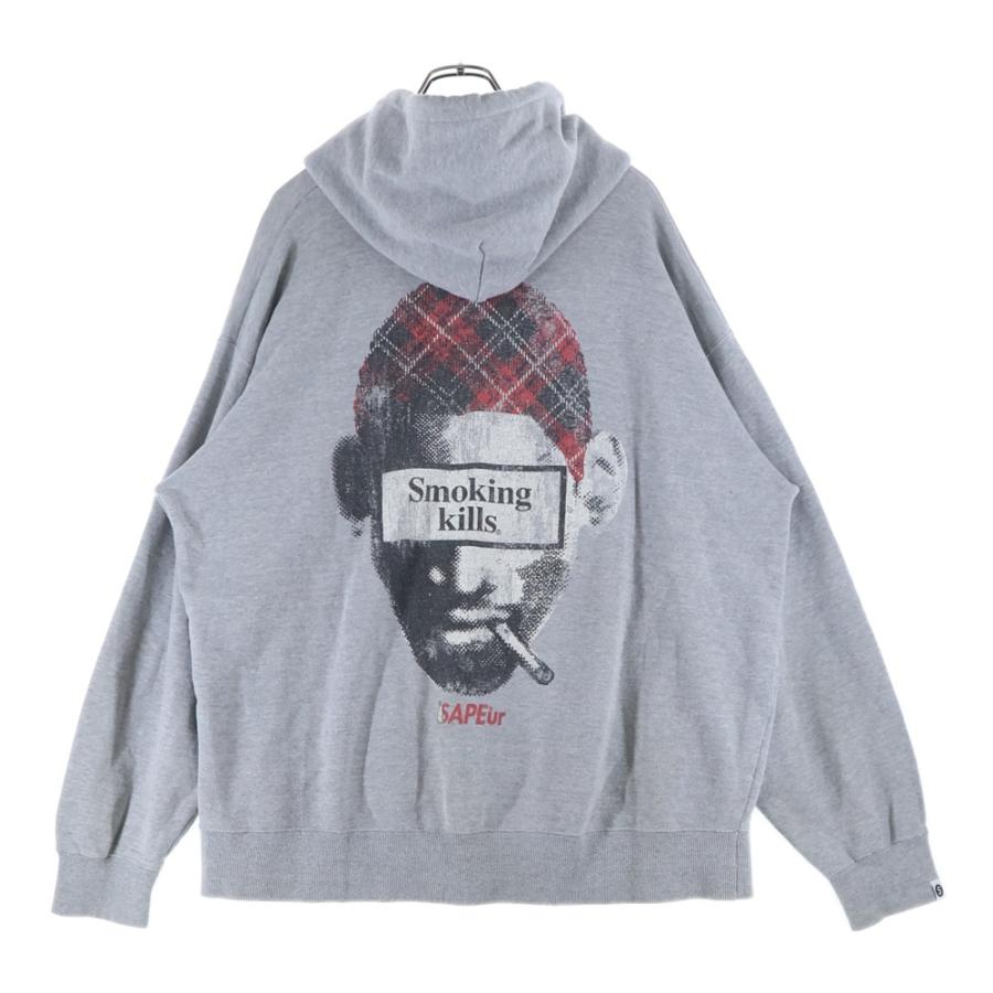 【美品】SAPEur FR2 パーカー SAPEur サプール ×FR2 HOODIE エフアールツー 両面プリント クルー