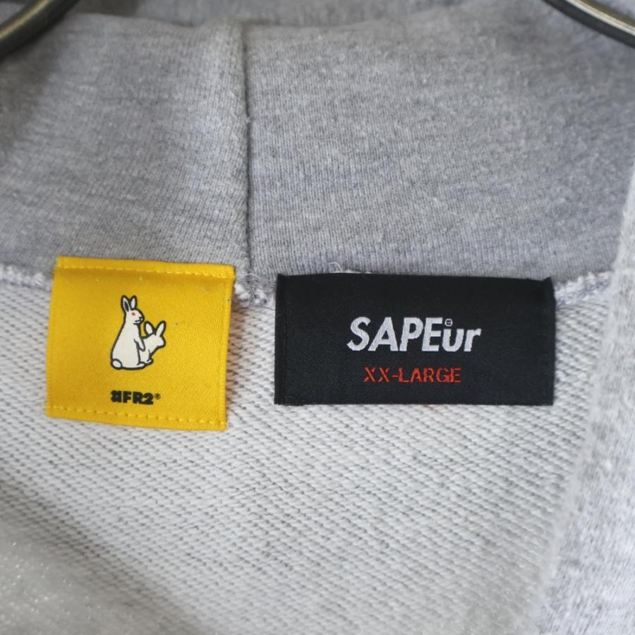 SAPEur サプール ×FR2 HOODIE エフアールツー 両面プリント クルー