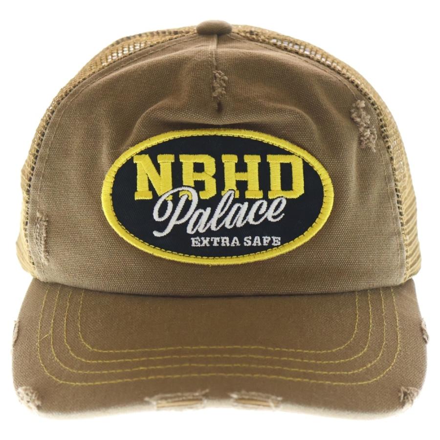 パレススケートボーズ x NEIGHBORHOOD Mesh Trucker Tan Canvas 2