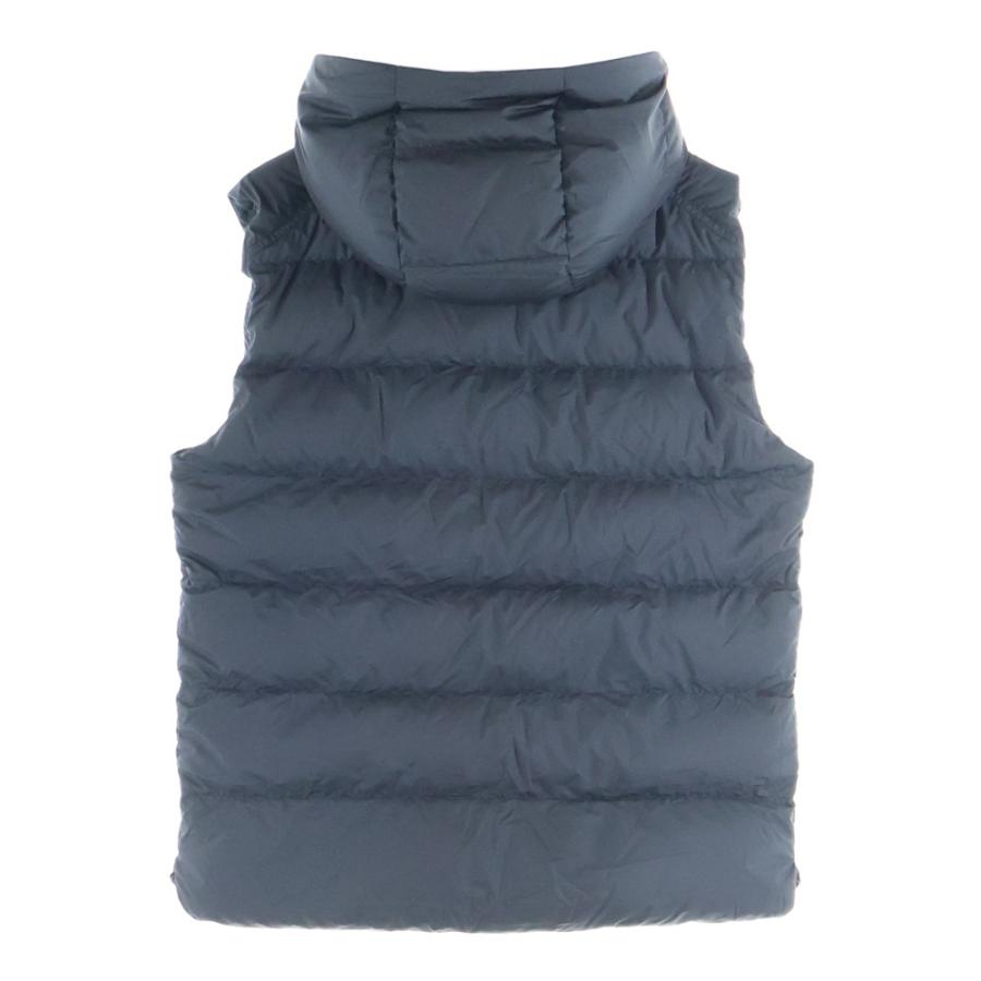 MONCLER（モンクレール） CARDAMINE ロゴ刺繍ダウンベスト ブラック