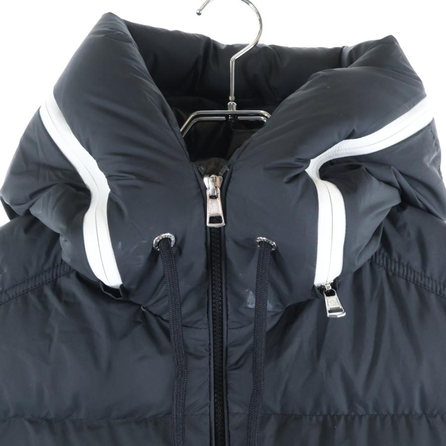 MONCLER（モンクレール） CARDAMINE ロゴ刺繍ダウンベスト ブラック