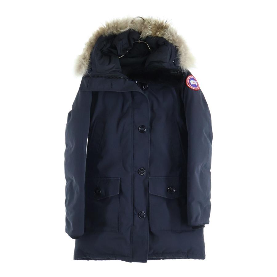 極美品✨カナダグース ブロンテ 2603JL ダウンジャケット ネイビー CANADA GOOSE（カナダグース） BRONTE ブロンテ ファー フーデッド
