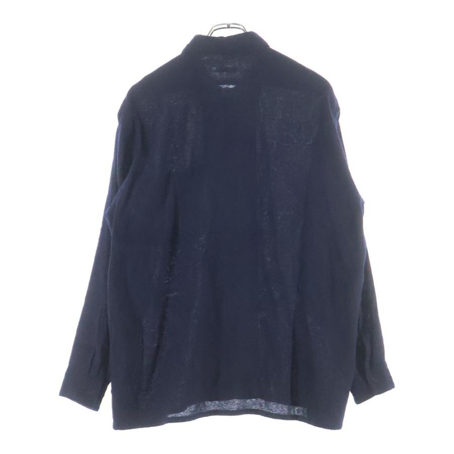 COMOLI（コモリ） 22SS カシミヤ和紙 オープンカラー長袖シャツ