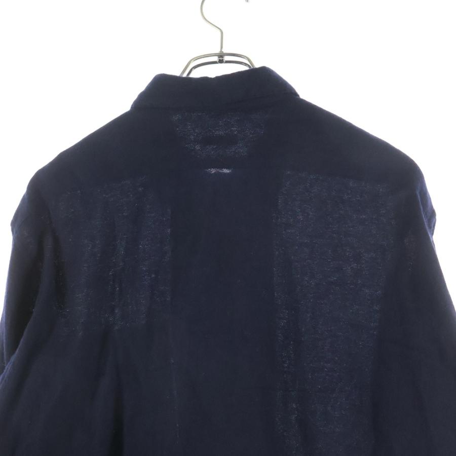 COMOLI（コモリ） 22SS カシミヤ和紙 オープンカラー長袖シャツ