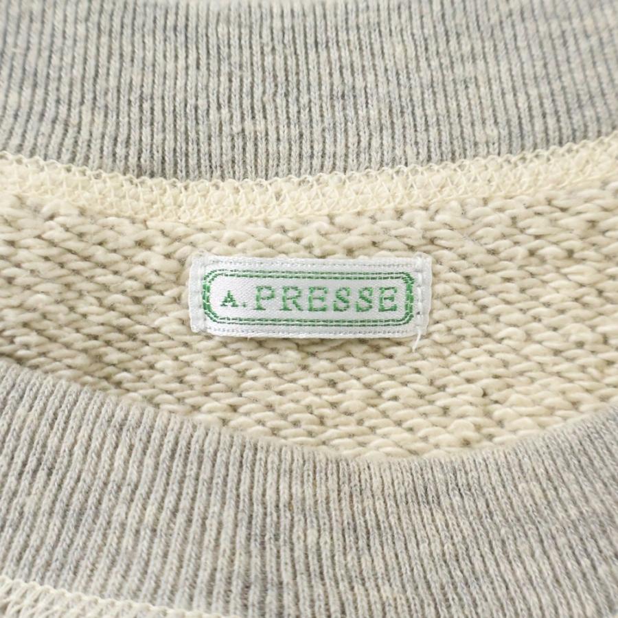 A.PRESSE アプレッセ 22SS VINTAGE WASHED SWEAT SHIRT
