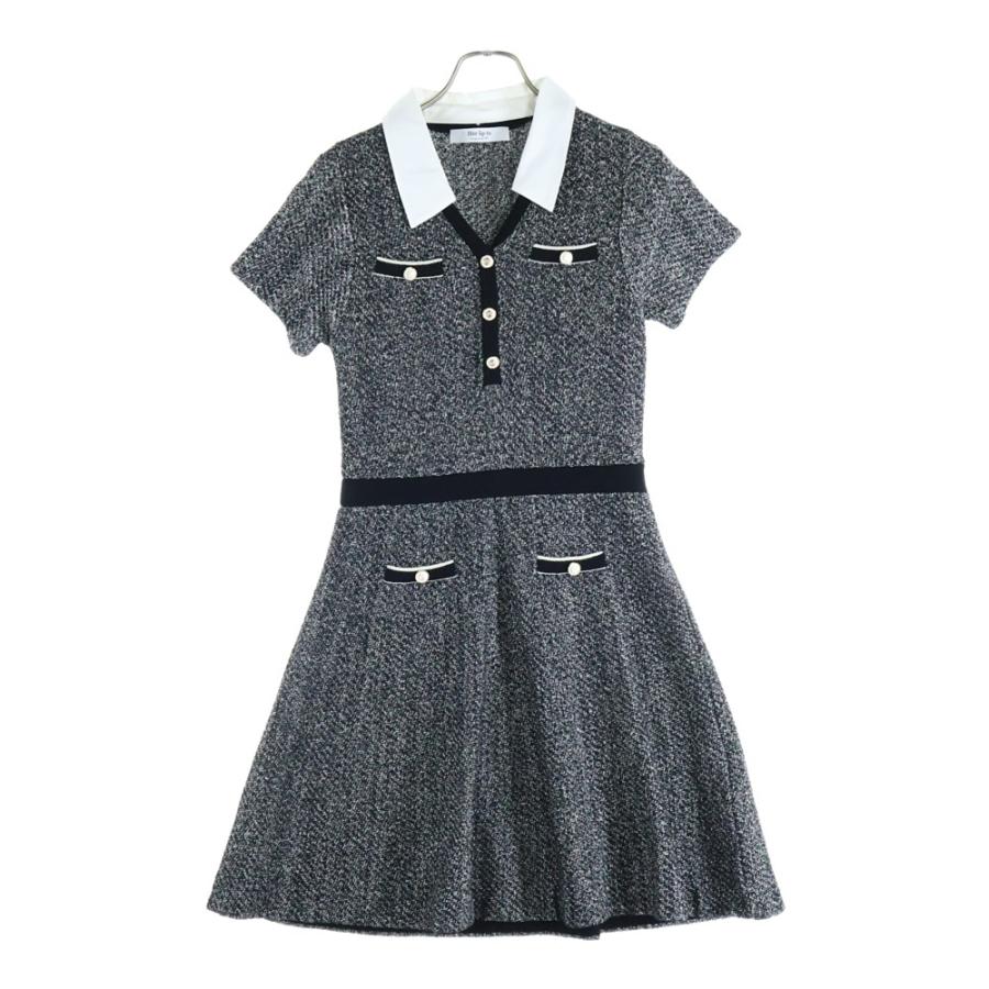 ノーブランド Her lip to ハーリップトゥ SAN ROCCO TWEED KNIT DRESS