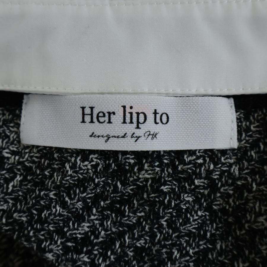 ノーブランド Her lip to ハーリップトゥ SAN ROCCO TWEED KNIT DRESS