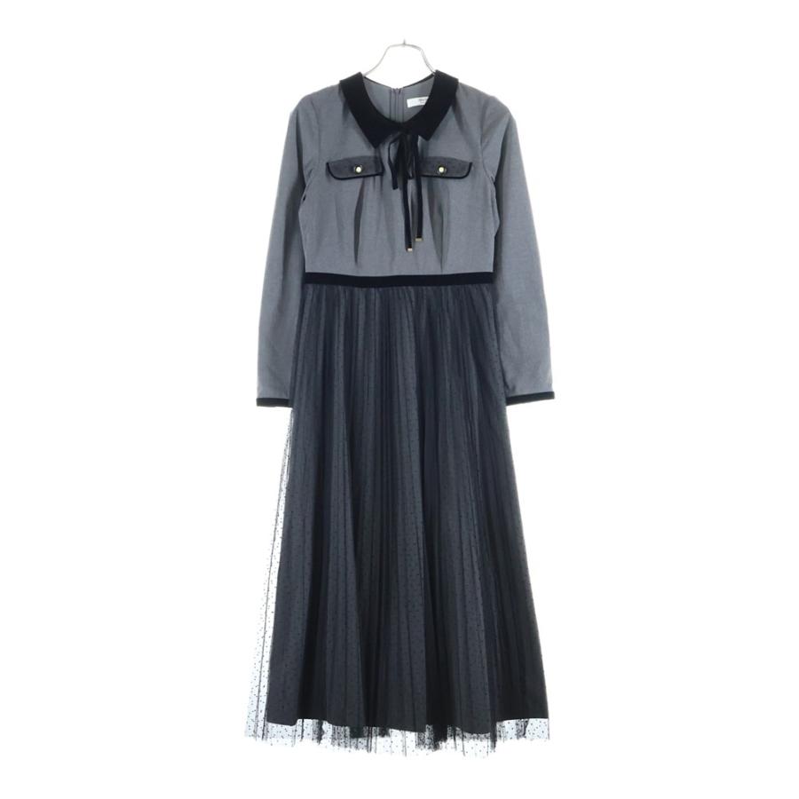 ワンピース Her lip to Garnier Pleated Dress Her lip to ハーリップトゥ GARNIER PLEATED DRESS ガルニエ