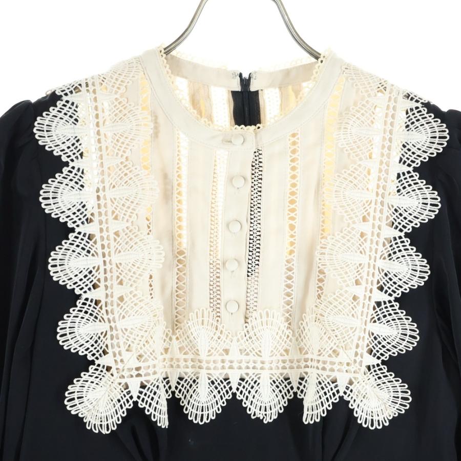 Her lip to (ハーリップトゥ) LE GRAND MIDI DRESS レースカラー ル