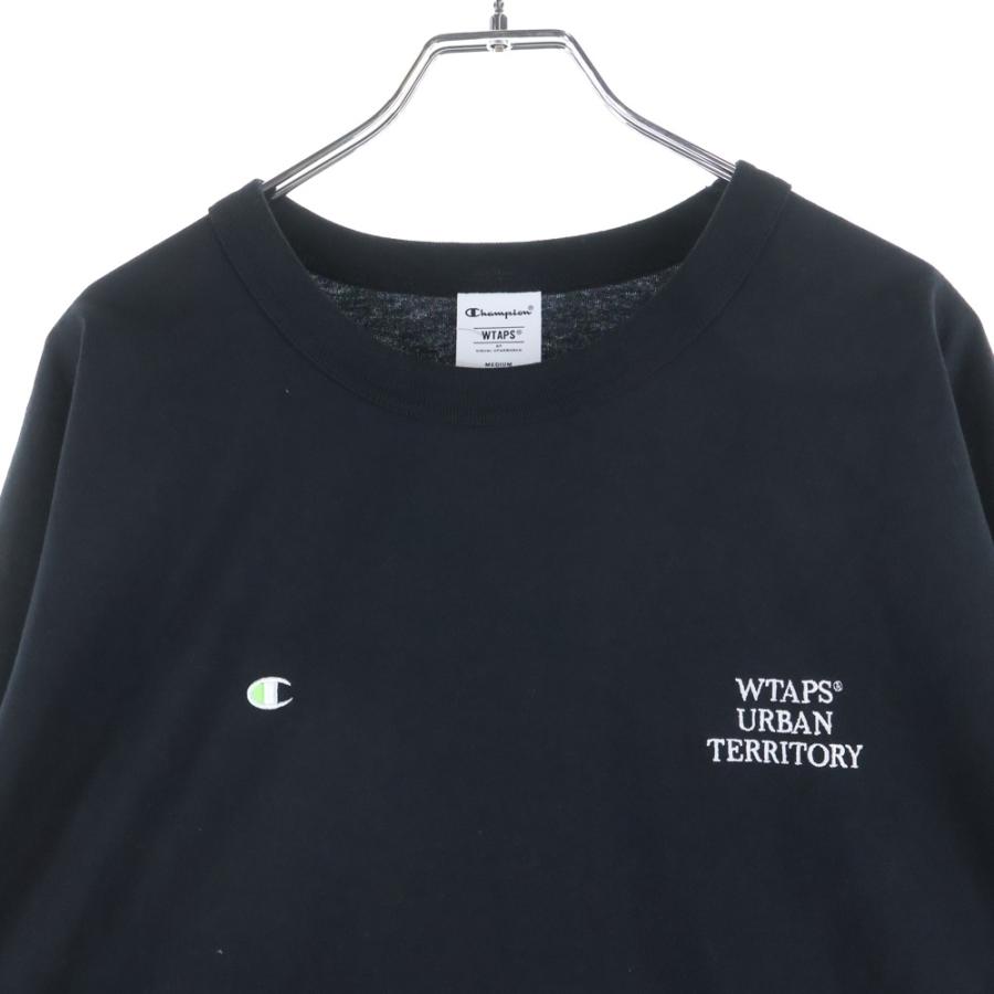 WTAPS（ダブルタップス） ×CHAMPION チャンピオン フロント刺繍 クルー