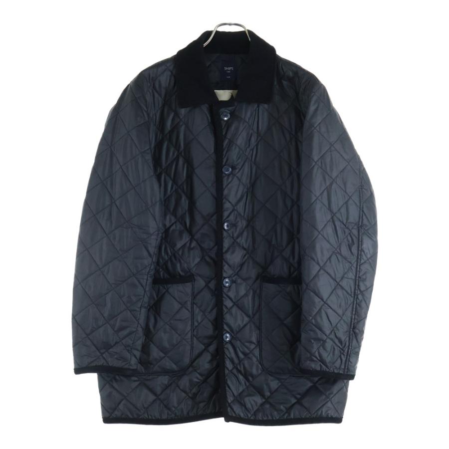 SHIPS（シップス） Quilted Jacket カシミヤ混 キルティングジャケット