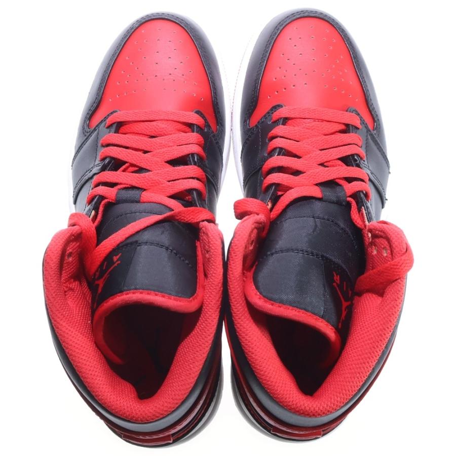 NIKE（ナイキ） AIR JORDAN 1 MID BRED TOE エアジョーダン1 ブレッド