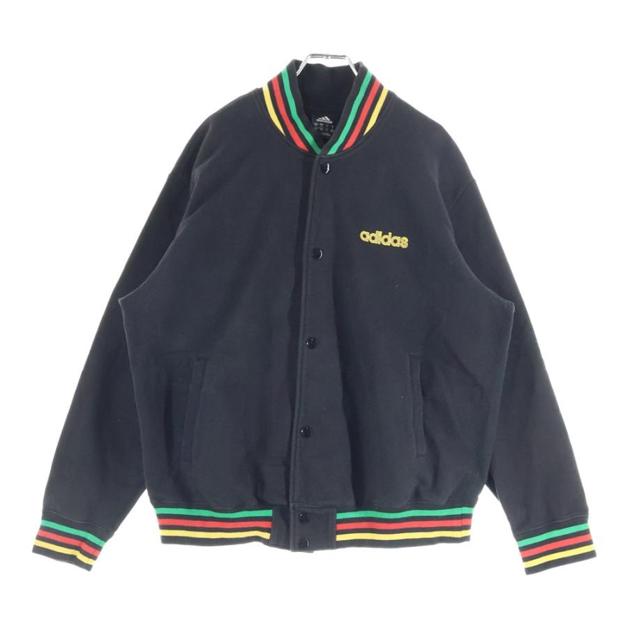 adidas（アディダス） ロゴプリント スウェットスタジアムジャケット