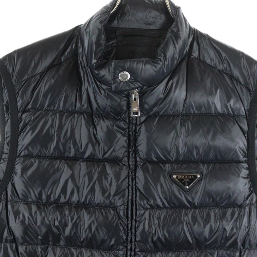 PRADA（プラダ） トライアングルロゴ ジップアップ ダウンベスト