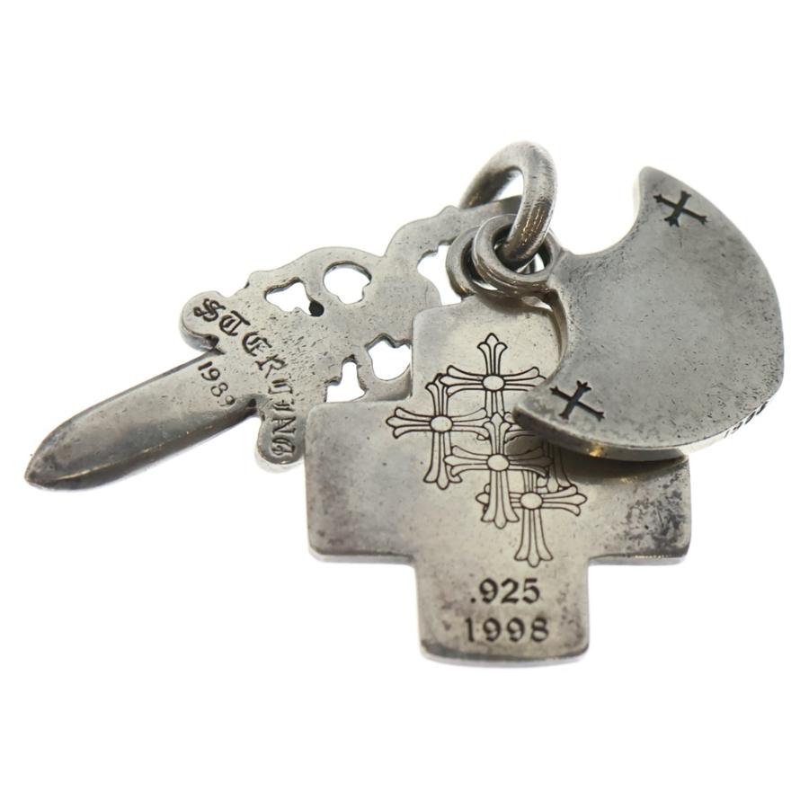 【正規品】クロムハーツ ネックレス リング ダイヤ付トップ ３点 セット販売 CHROME HEARTS（クロムハーツ） 3TRINKETS A/P DMND 3トリンケッツ