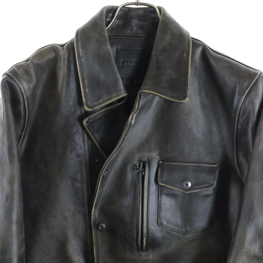 イサムカタヤマバックラッシュ ジャパンホースレザー クラック仕上げ