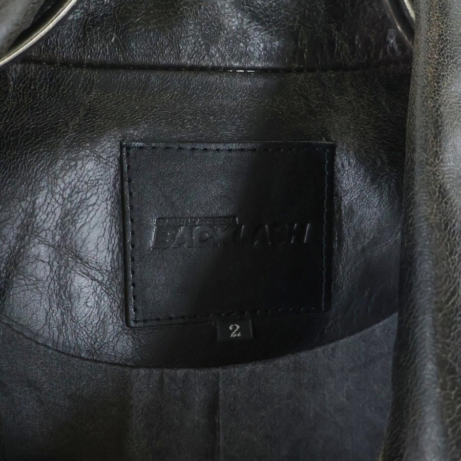 イサムカタヤマバックラッシュ ジャパンホースレザー クラック仕上げ