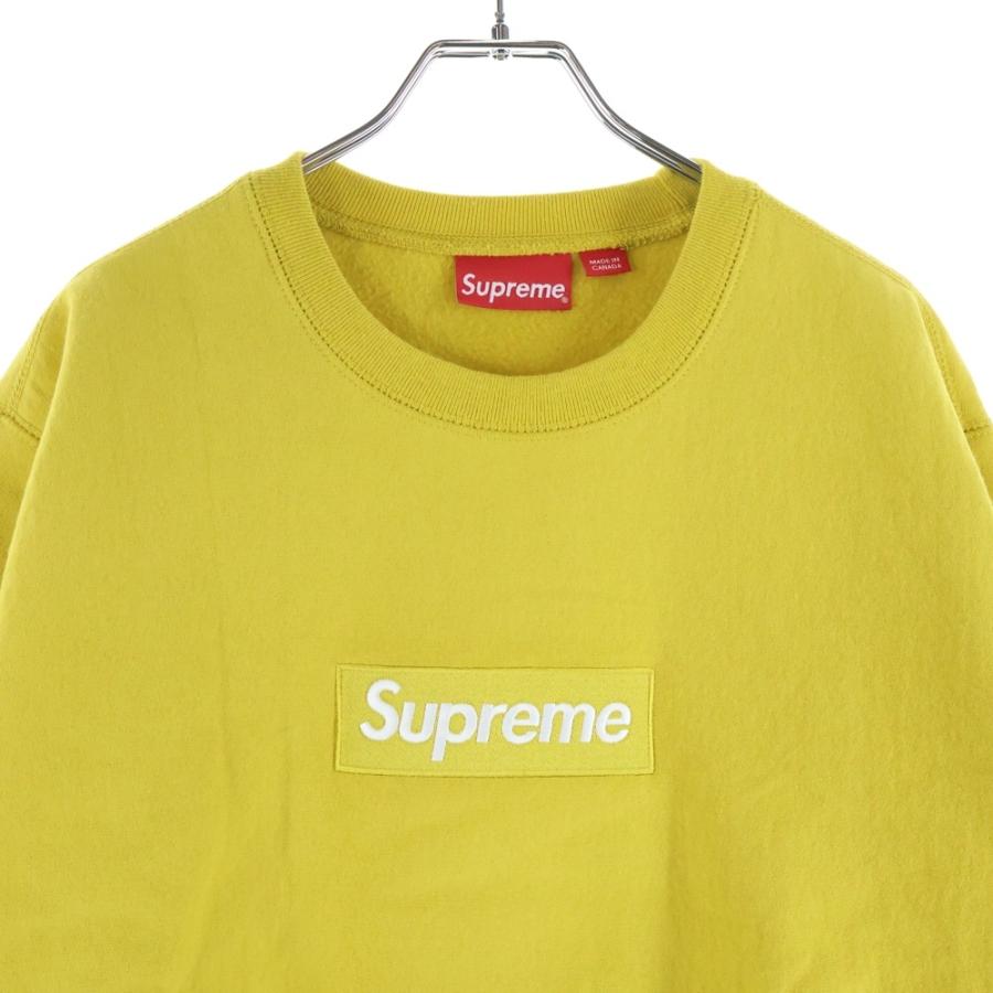厚*ン様 Supreme イエロー クルーネック トレーナー Supreme（シュプリーム） 18AW Box Logo Crewneck ボックス ロゴ