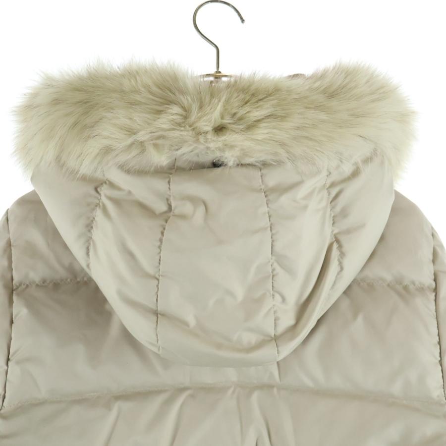 MONCLER（モンクレール） 茶タグ ヴァレンティーヌ ファーフーデッド