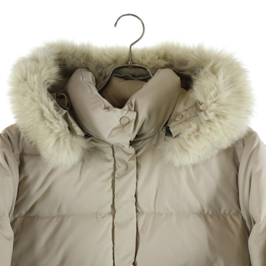 MONCLER（モンクレール） 茶タグ ヴァレンティーヌ ファーフーデッド