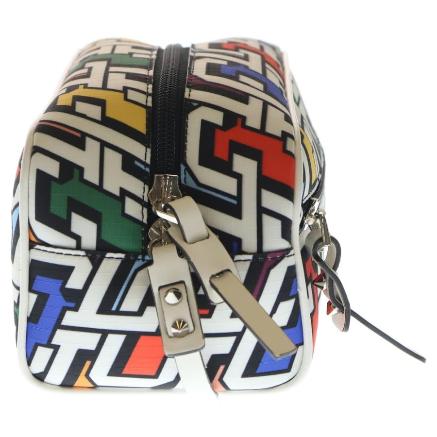 Christian Louboutin ルブタン ロゴ ブラスター ハンドバッグ  セカンドバッグ パテントレザー  マルチカラー 美品 Christian Louboutin（クリスチャンルブタン） セカンドバッグ