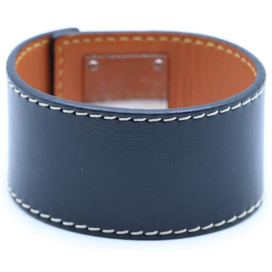 LOEWE（ロエベ） アナグラム レザー ブレスレット ブラック 181951