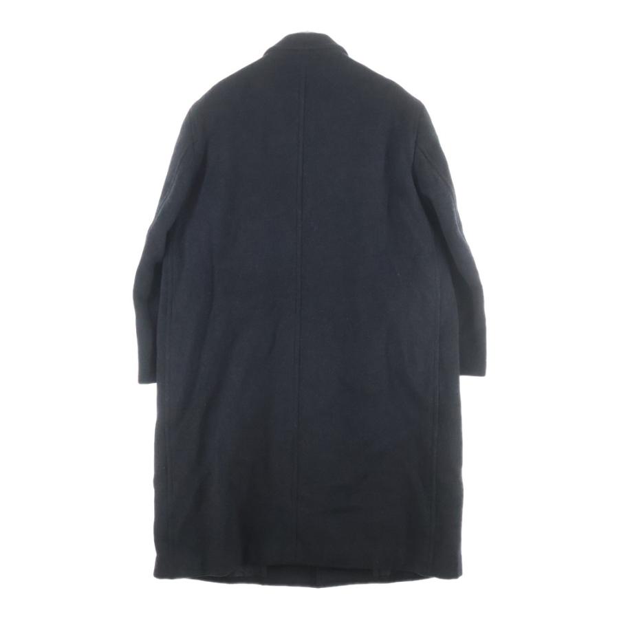 COMME des GARCONS HOMME コムデギャルソンオム 80〜90S ネップ加工 ダブルポケット ウールチェスターコート グレー HC-080130_1