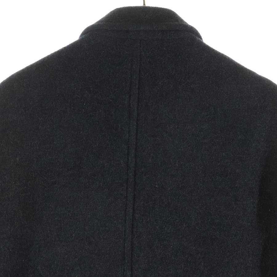 COMME des GARCONS HOMME コムデギャルソンオム 80〜90S ネップ加工 ダブルポケット ウールチェスターコート グレー HC-080130_3