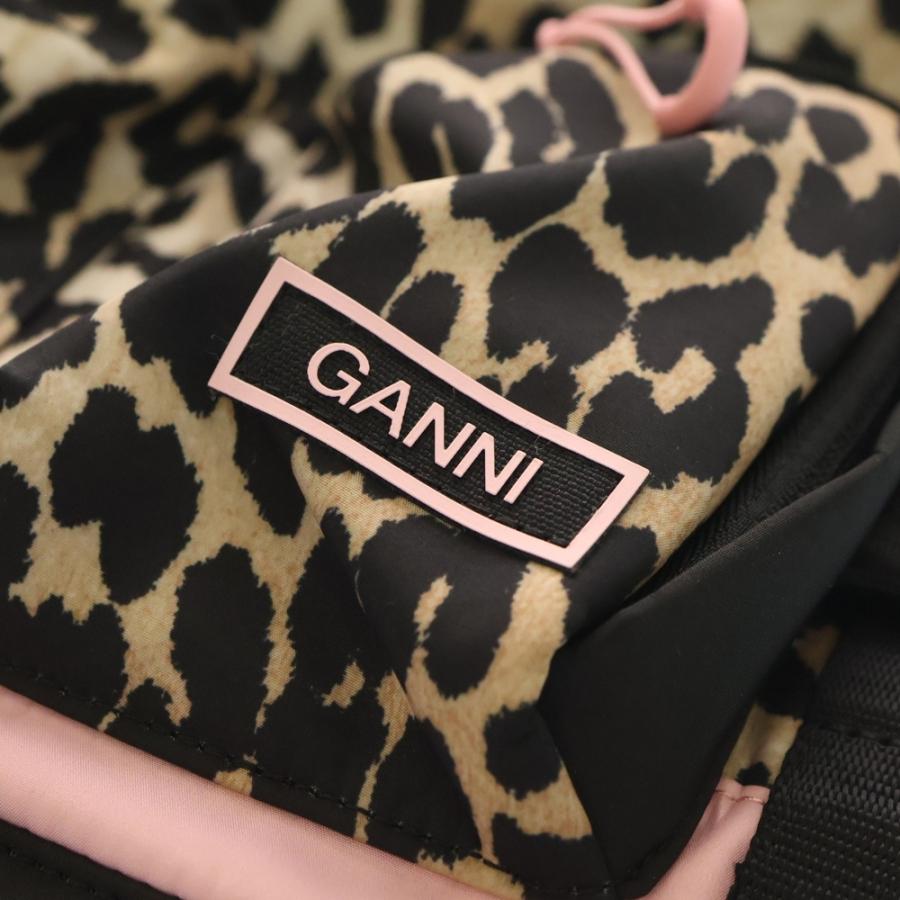 GANNI（ガニー） レオパード ミニバックパック リュックサック
