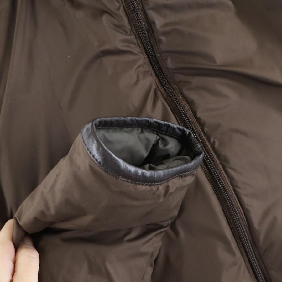 MONCLER（モンクレール） リバーシブル ダウンコート ブラウン 茶タグ