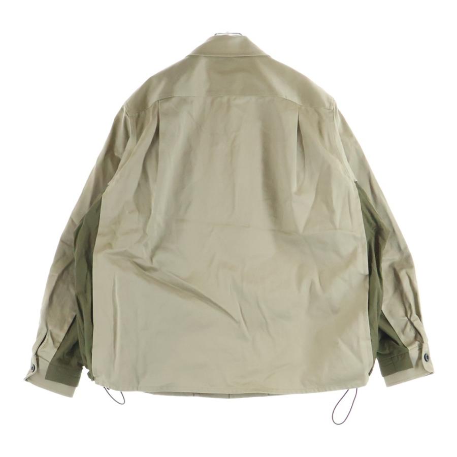 sacai（サカイ） 22AW コットンチノシャツ ジャケット ベージュ 22