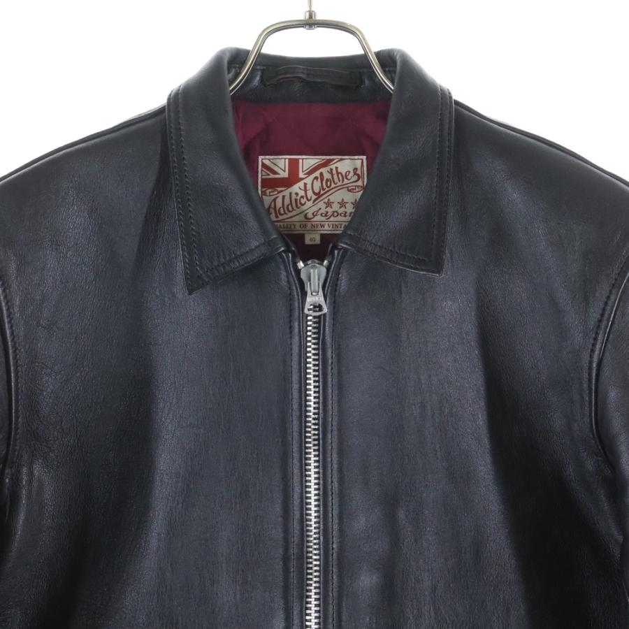 addict clothes アディクトクローズ AD-01 CENTER ZIP JACKET シープ