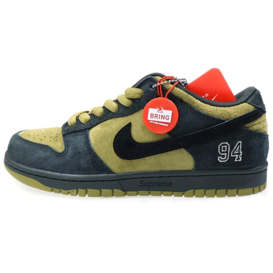 NIKE（ナイキ） ×SUPREME DUNK LOW CAMPER GREEN シュプリーム アジア 