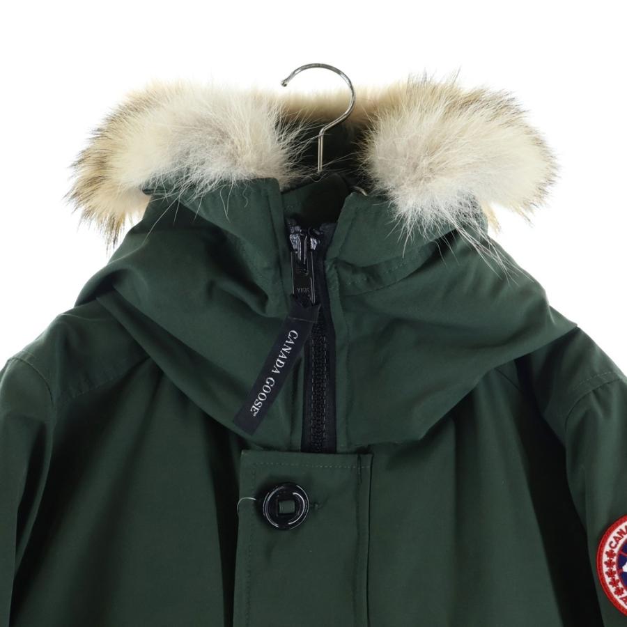 CANADA GOOSE カナダグース JASPER DOWN JACKET ジャスパー ジップアップ コヨーテファー フーデッド ダウンジャケット グリーン 3438JM_2