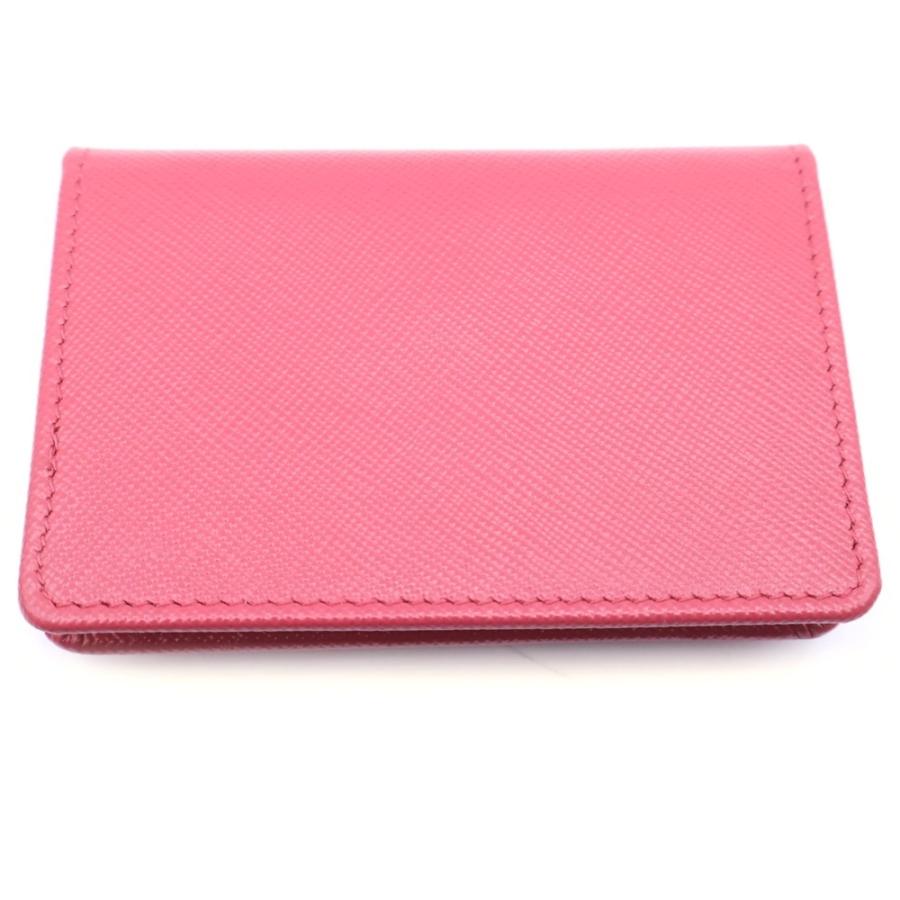 PRADA（プラダ） サフィアーノメタル カードケース ピンク 1M0881
