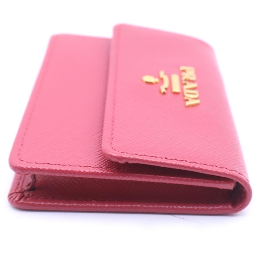 PRADA（プラダ） サフィアーノメタル カードケース ピンク 1M0881