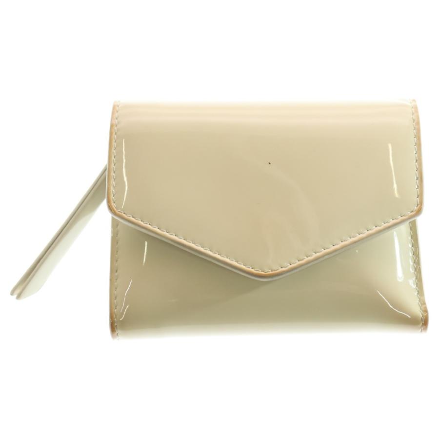 Maison Margiela（メゾンマルジェラ） 4ステッチ 3つ折り財布 エナメル 