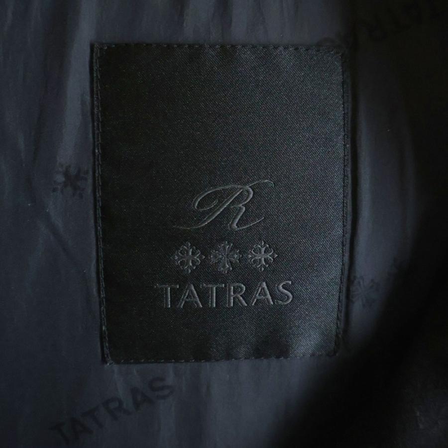 TATRAS タトラス 23AW DOMIZIANO ドミッツィアーノ アームロゴデザイン ジップアップ ダウンジャケット ブラック MTRL23A4289-Dの画像