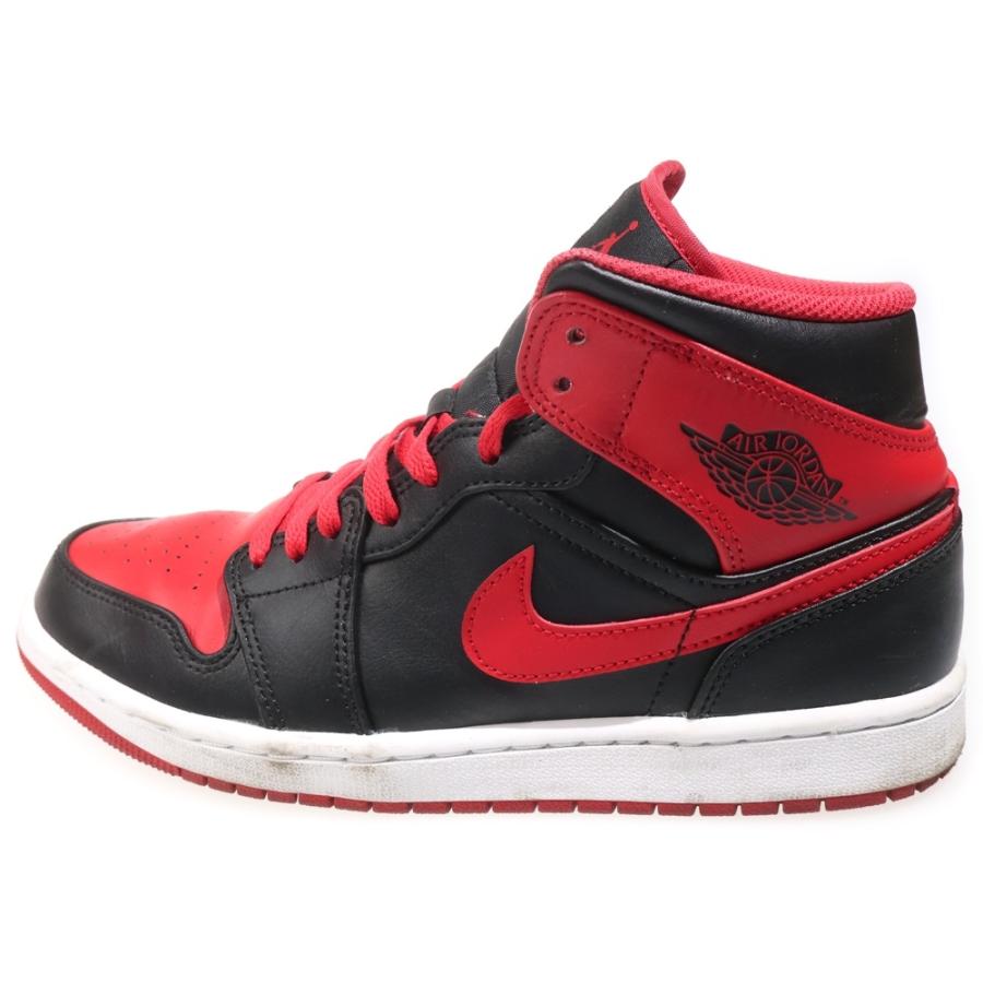 NIKE（ナイキ） AIR JORDAN 1 MID BRED TOE エアジョーダン1 ブレッド