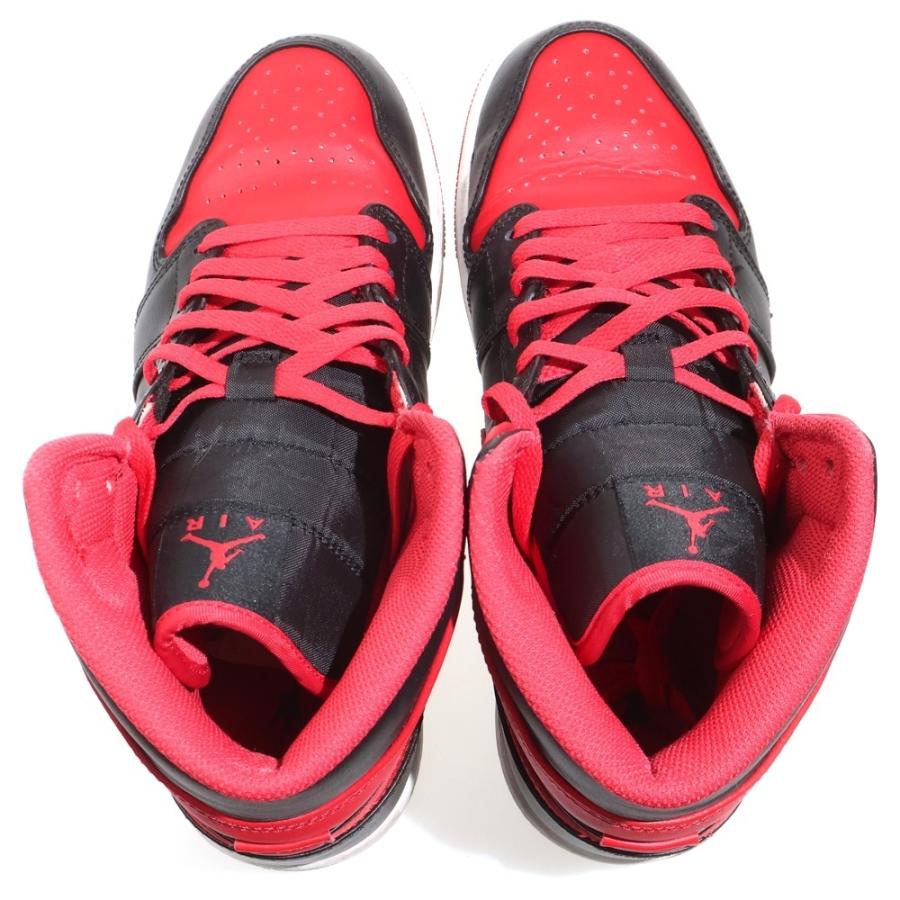 NIKE（ナイキ） AIR JORDAN 1 MID BRED TOE エアジョーダン1 ブレッド