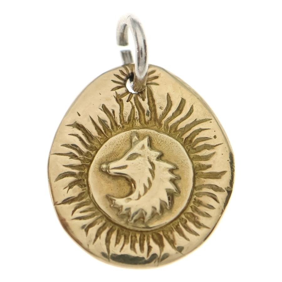 TADY & KING タディアンドキング K18 ウルフ金メタルM ペンダント