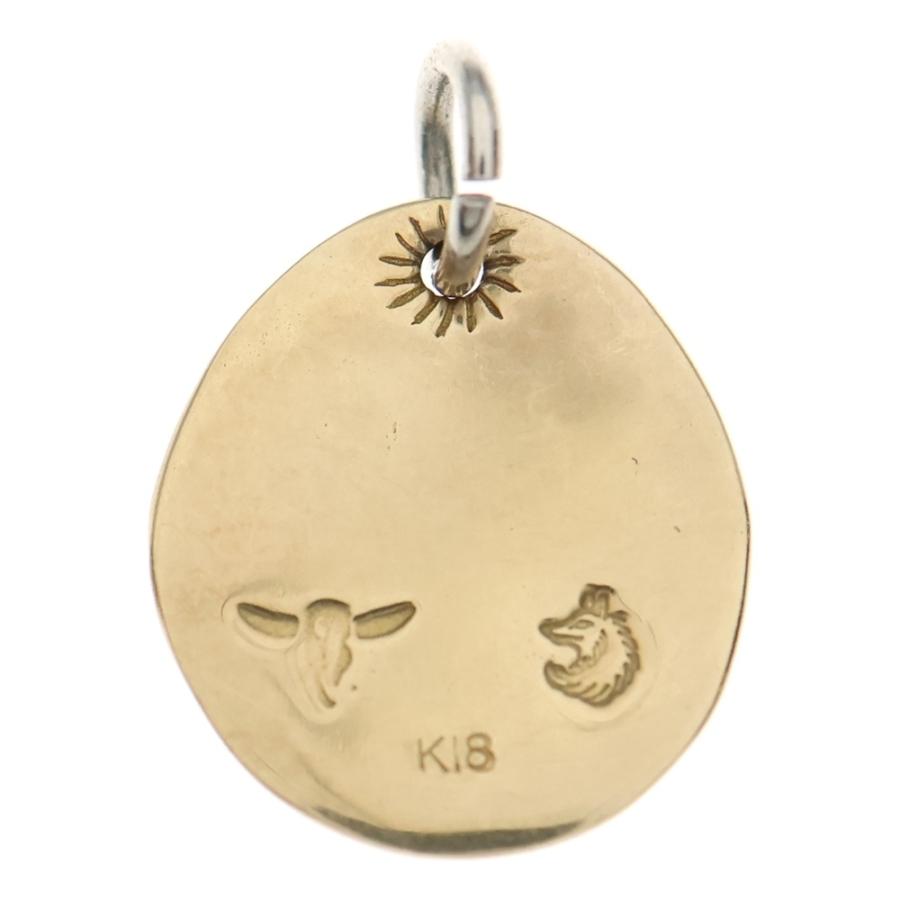 TADY & KING タディアンドキング K18 ウルフ金メタルM ペンダント