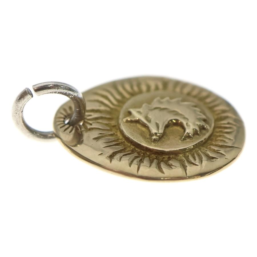 TADY & KING タディアンドキング K18 ウルフ金メタルM ペンダント