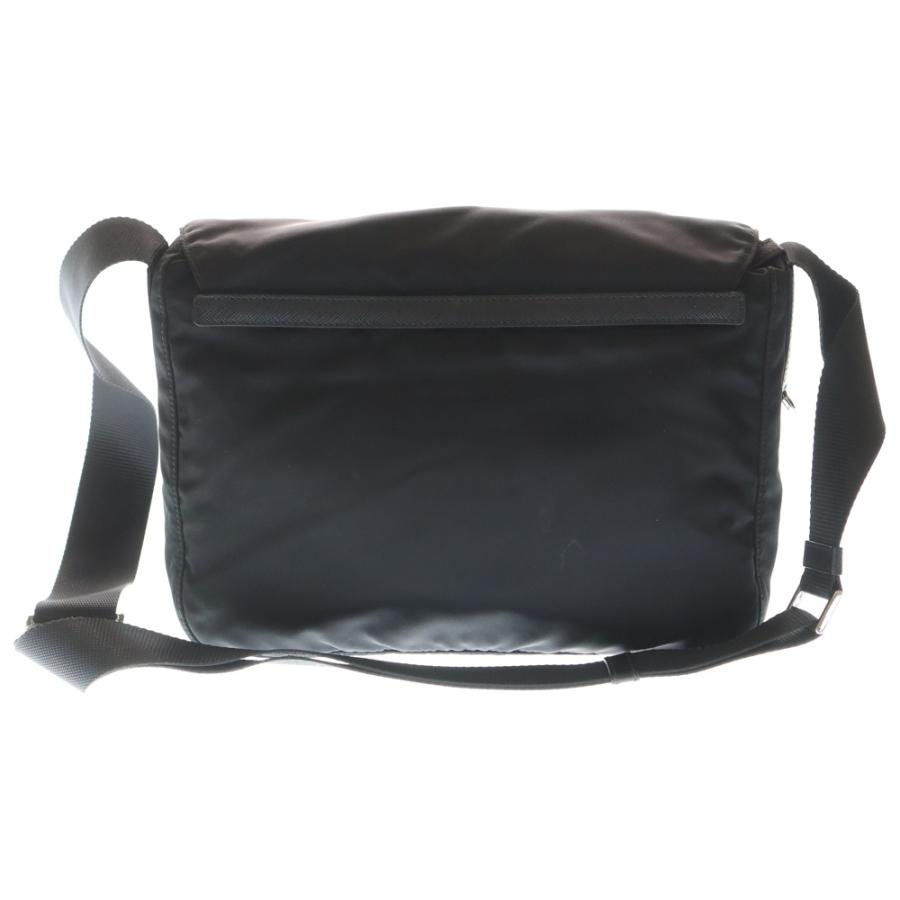PRADA プラダ VERA SPORT 三角プレート トライアングルロゴ メッセンジャー ショルダー バッグ ブラック BT6671_1