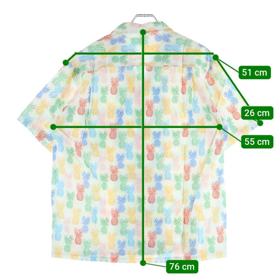88 TEES 88ティーズ ハワイ製 パイナップルマルチカラープリント